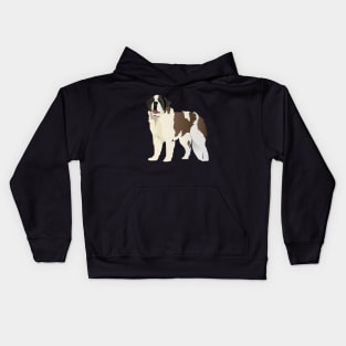 Saint Bernard Dog Kids Hoodie